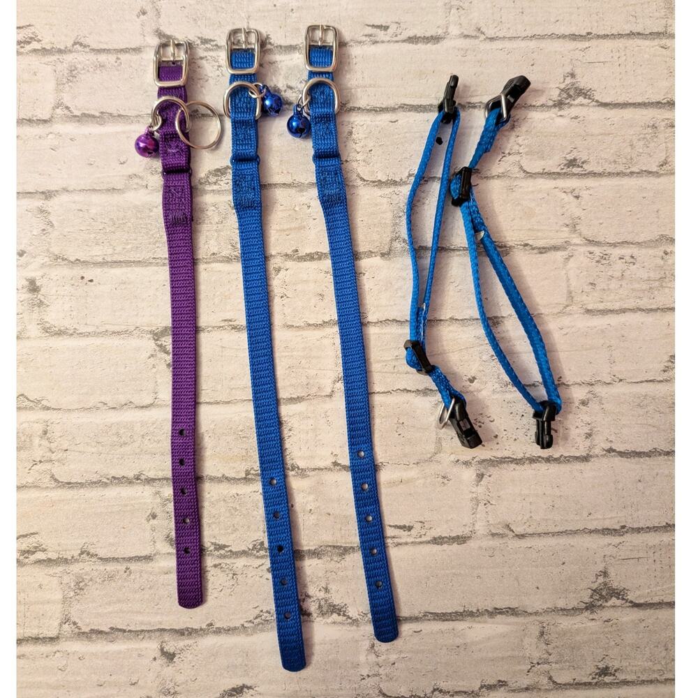 Five Cat Collars , Some with Bell